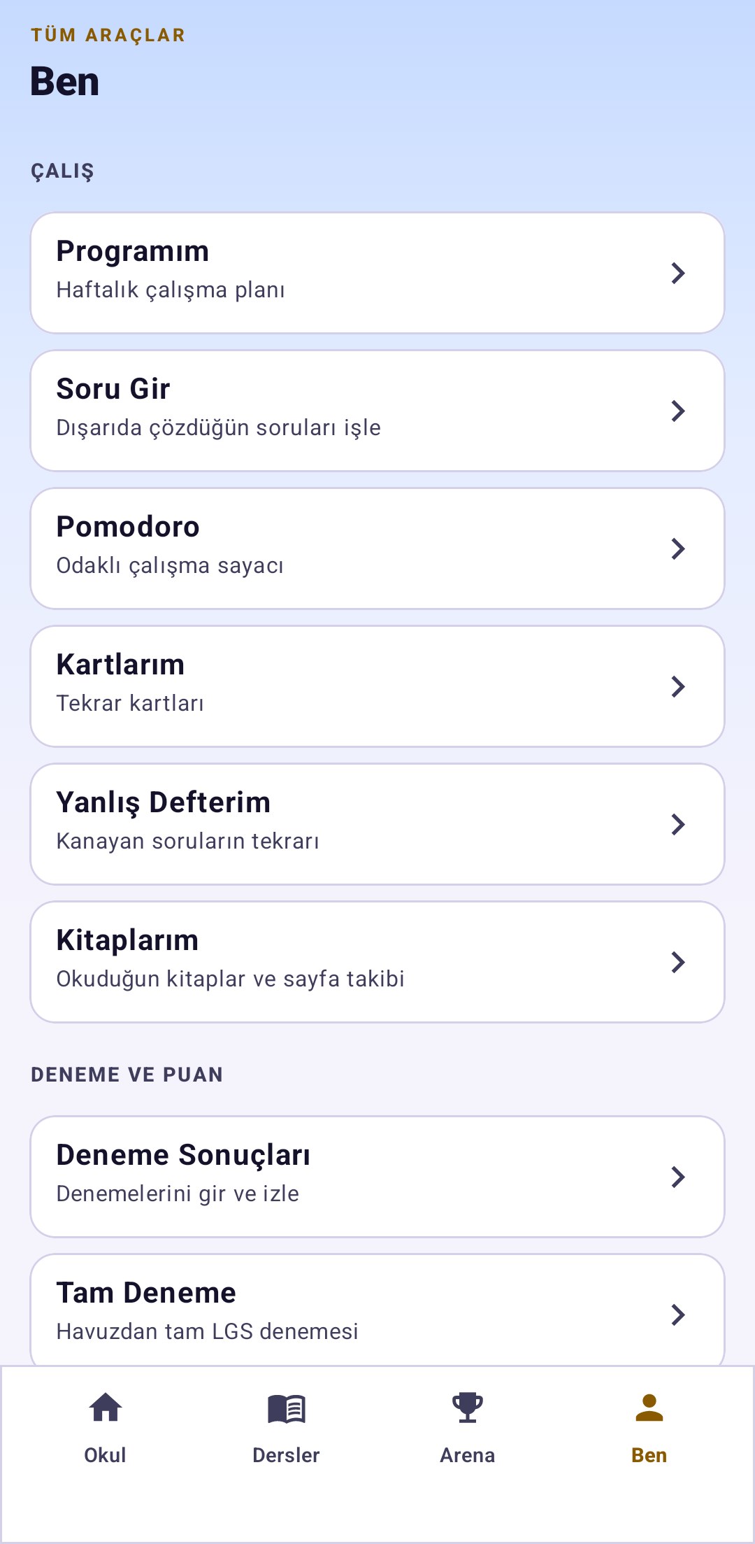 LGS Mentor ekranı 5